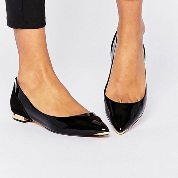 Ted Baker Izlar Black Patent Leather 
